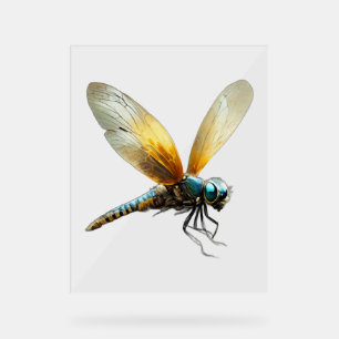 Lucky Dragonfly Acryl Bord