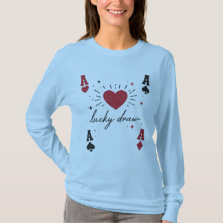 Lucky Draw Dames Lange Mouwen T-shirt