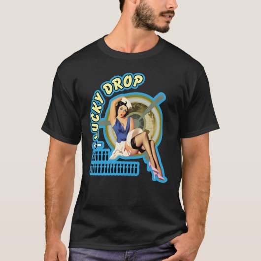 Lucky Drop WWII Nose Art T-shirt (Voorkant)