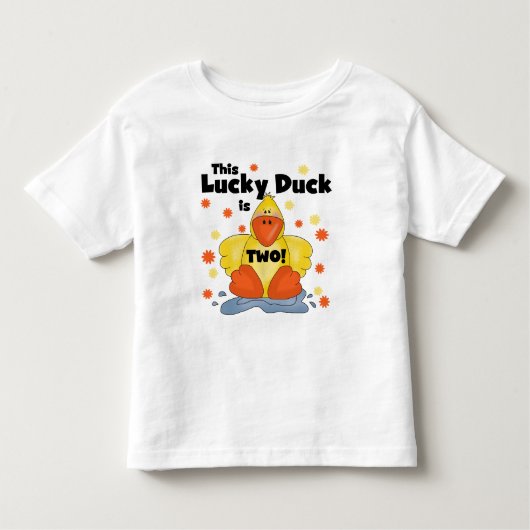 Lucky Duck 2e Anniversaire Tshirts et cadeaux (Devant)