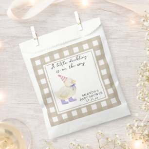 Lucky Duck baby shower Bedankzakje