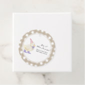 Lucky Duck Baby shower Pop het! Als ze poppen Bedankjes Labels (In situ)