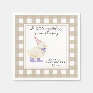 Lucky Duck-baby shower Servet