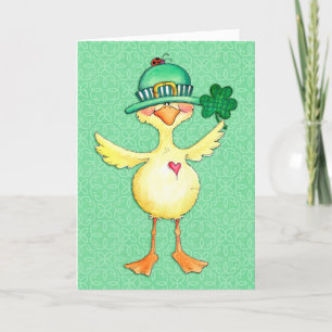 Lucky Duck Feestdagen Kaart