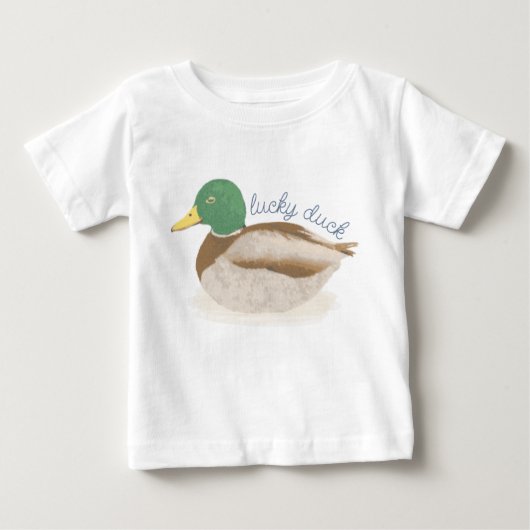 Lucky Duck Future Duck Hunter Baby Verjaardag (Voorkant)