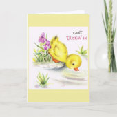 - Lucky Duck is gewoon Duckin' In, Kaart (Voorkant)