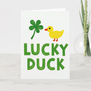 Lucky Duck Klaverkaart Kaart