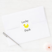 Lucky Duck Ronde Sticker (Envelop)
