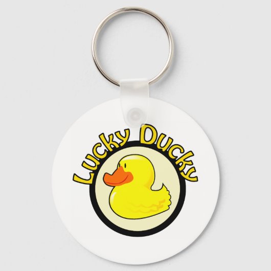 Lucky Ducky Sleutelhanger (Voorkant)