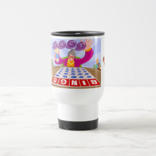 Lucky Elephant Bingo Travel Mug Reisbeker