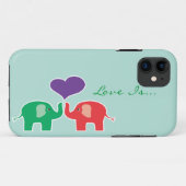 Lucky Elephant iPhone 5 Hoesje (Achterkant (horizontaal))