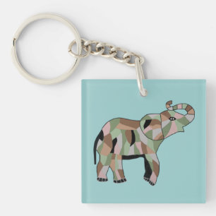 Lucky Elephant Sleutelhanger