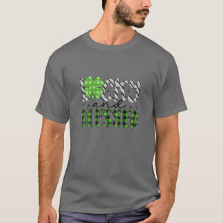 Lucky en gebufferd St Patrick Day Buffalo Play Gra T-shirt