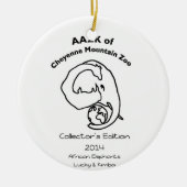 Lucky en Kimba 2014 Keramisch Ornament (Voorkant)