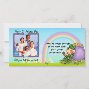 Lucky Enough Leprechaun - Pas en voeg Foto toe