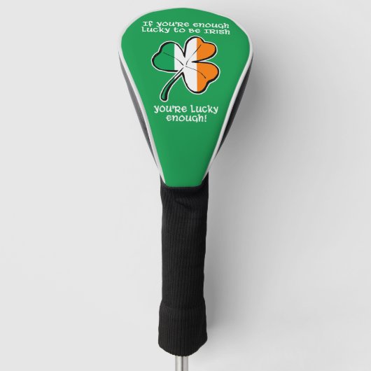 Lucky enough to be Irish Golfheadcover (Voorkant)