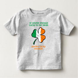 Lucky enough to be Irish Kinder Shirts