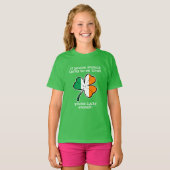 Lucky enough to be Irish T-shirt (Voorkant volledig)