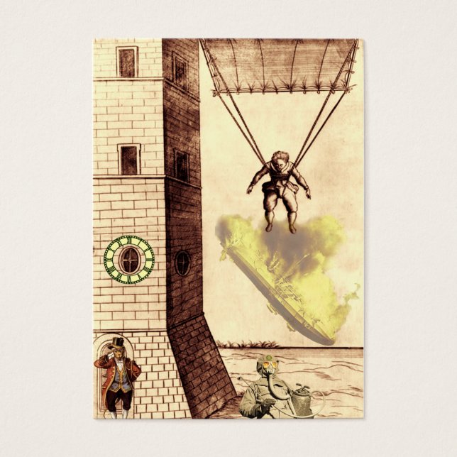 Lucky Escape ~ Artist Trading Card. (Devant)