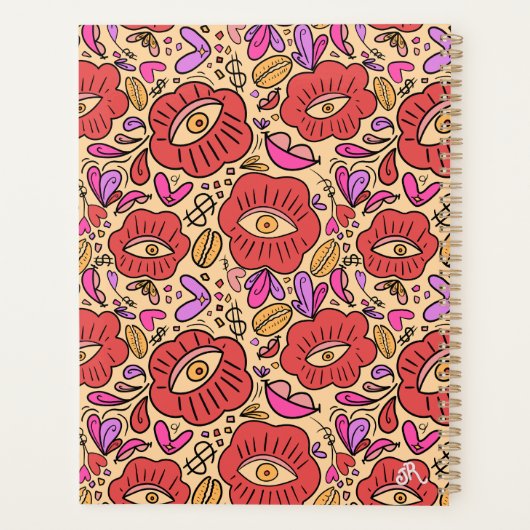 Lucky Eye Floral Pattern (Dos)