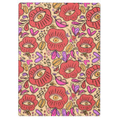Lucky Eye Floral Pattern Klembord (Achterkant)