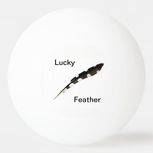 Lucky Feather Ping Pong Ball (Voorkant)
