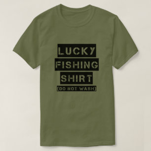 Lucky Fishing shirt was geen grappige mannen