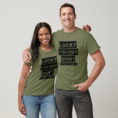 Lucky Fishing shirt was geen grappige mannen (Unisex)
