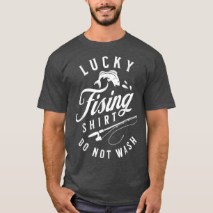 Lucky FishingNiet wassen T-shirt