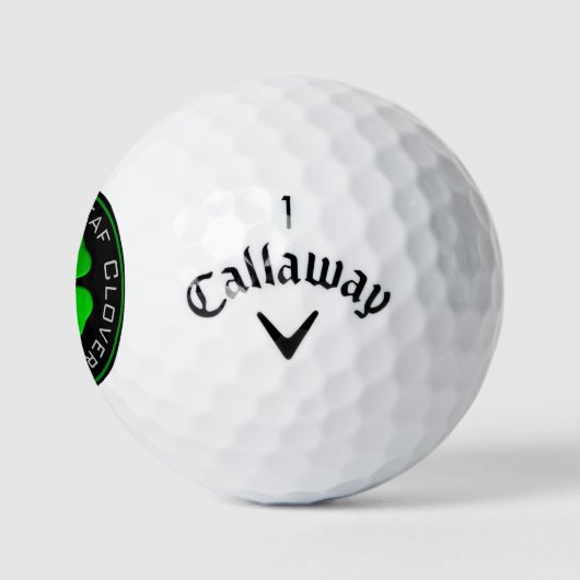 Lucky Fore Leaf Clover Golfballen (Logo)