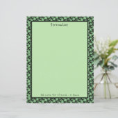 Lucky Four Leaf Clover Charm personaliseert (Staand voorkant)