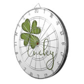Lucky Four Leaf Clover Dartbord (Voorkant Rechts)