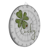 Lucky Four Leaf Clover Dartbord (Voorkant Links)