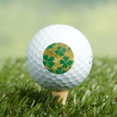 Lucky Four Leaf Clover Golfballen (Insitu Shirt)
