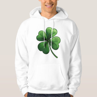 Lucky Four-Leaf Clover Hoodie