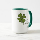 Lucky Four Leaf Clover Mok (Voorkant rechts)