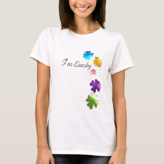 Lucky Four Leaf Clover-ontworpen Shirt