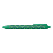 Lucky four leaf clover shamrock zwarte inkt pen (Bovenkant)