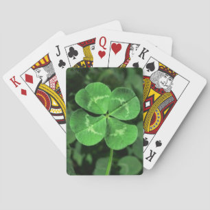 Lucky four-Leaf-Clover-speelkaarten Speelkaarten