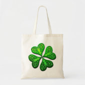 Lucky Four-Leaf Clover Tote Bag (Voorkant)