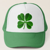 Lucky Four Leaf Clover Trucker Pet (Voorkant)