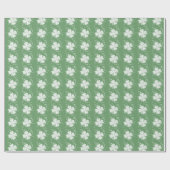 Lucky Four Leaf Clovers Cadeaupapier (Vlak)