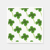 Lucky Four Leaf Clovers Servetten (Voorkant)