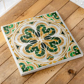 Lucky Four-leaf klaver luxe Tegeltje