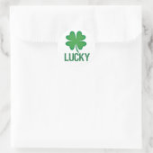 Lucky Four leaf klaver St. Patrick's Day stickers (Tas)