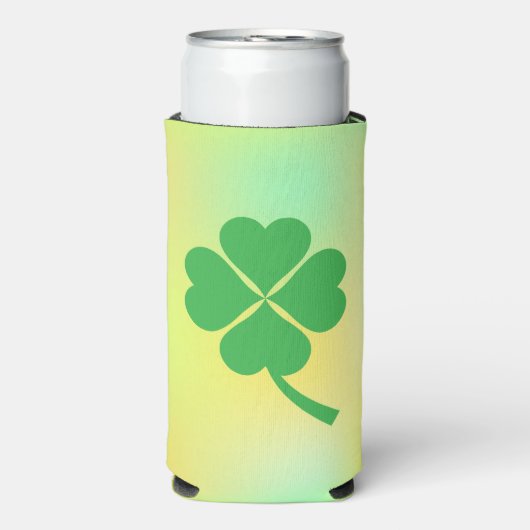Lucky Four Leaf Shamrock Design-87906 (Seltzer Voorkant)