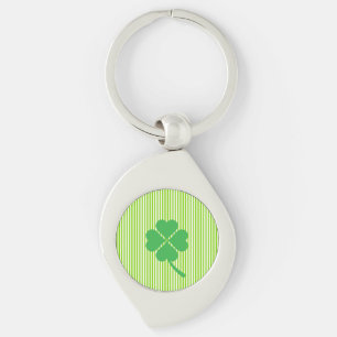 Lucky Four Leaf Shamrock Design-87906 Sleutelhanger
