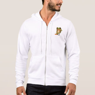 Lucky Frog Golfer's Adult Zip-Up Hoodie