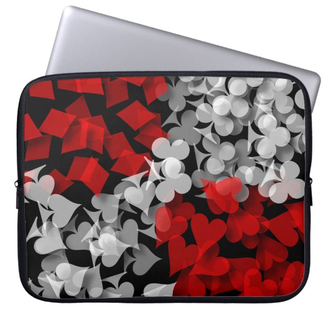 Lucky Gambler Laptop Sleeve (Voorkant)