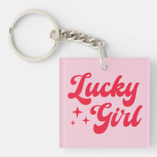 Lucky Girl Sleutelhanger